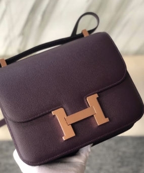 에르메스 콘스탄스24 레이즌 로즈골드 버클 앱송